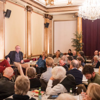 ELB.lit 2024: 14.10.:  Philosophisches Café Extra: Der Kontinent ohne Eigenschaften – Peter Sloterdijk über Europa ©patricklux.de