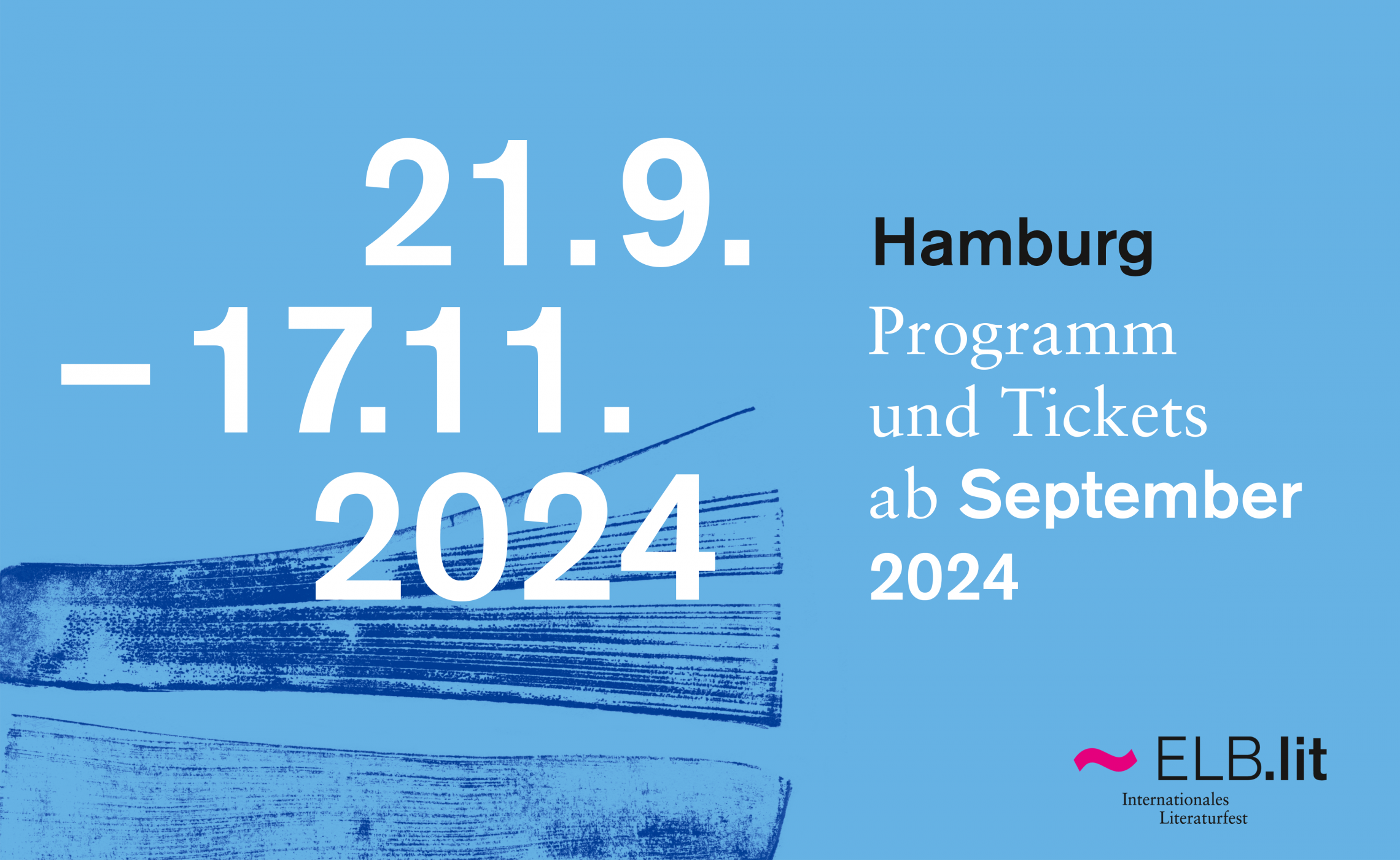 ELB.lit. 2024 Literaturfestival in Hamburg